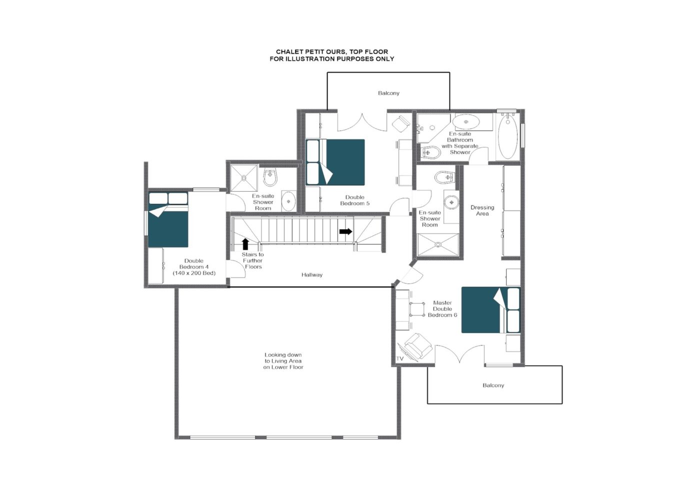 Chalet Petit Ours Verbier Floor Plan 1