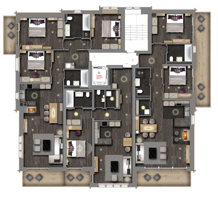 Christiania Residence Zermatt Floor Plan 4