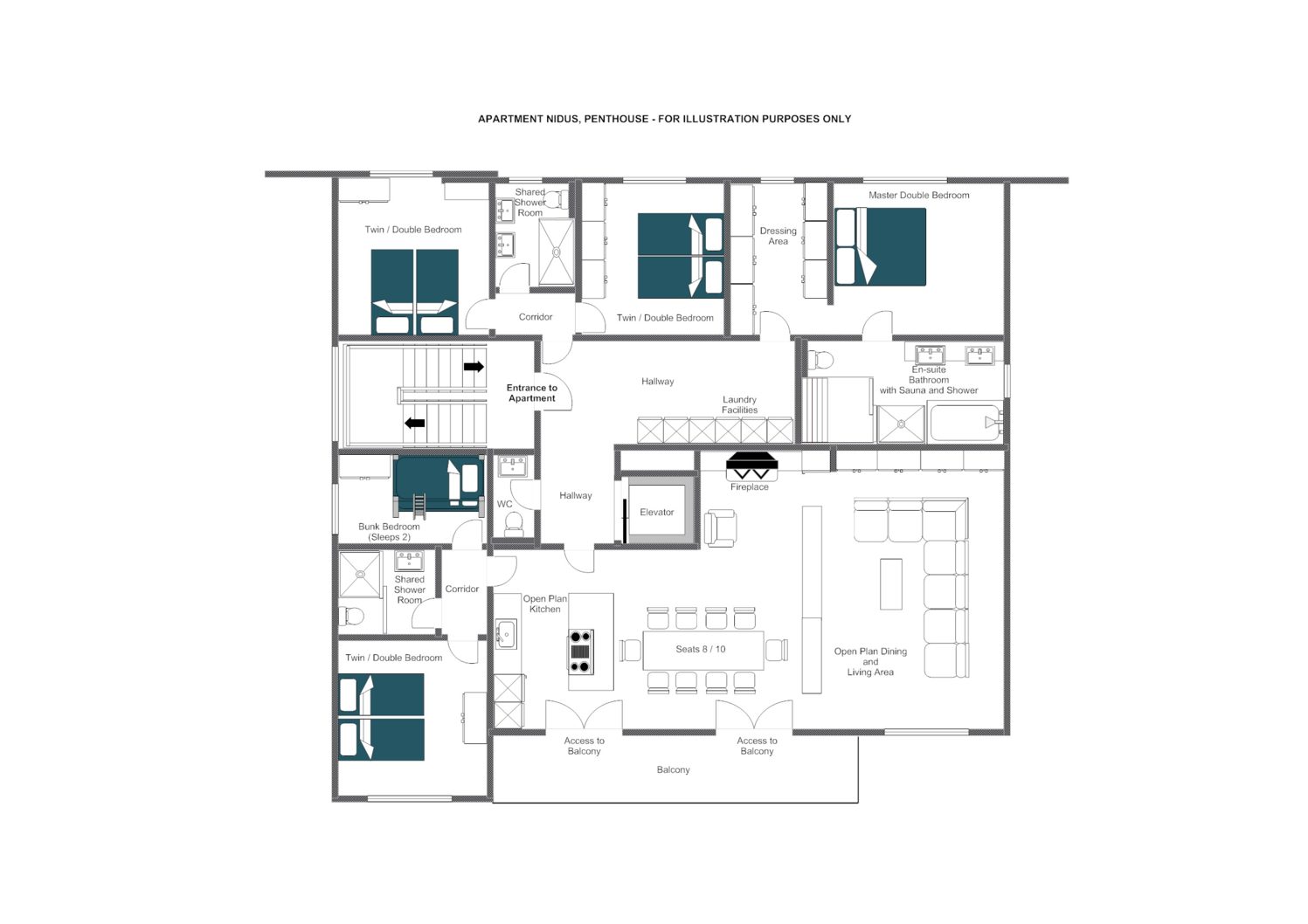 Nidus Penthouse Lech Floor Plan 1