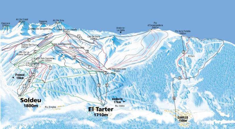 El Tarter Ski Resort Guide Skiing In El Tarter Ski Line
