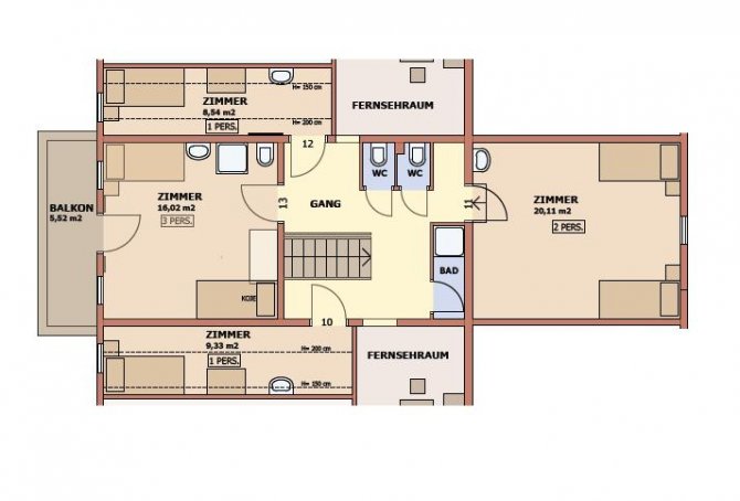 Chalet Auhof Flachau Floor Plan 3