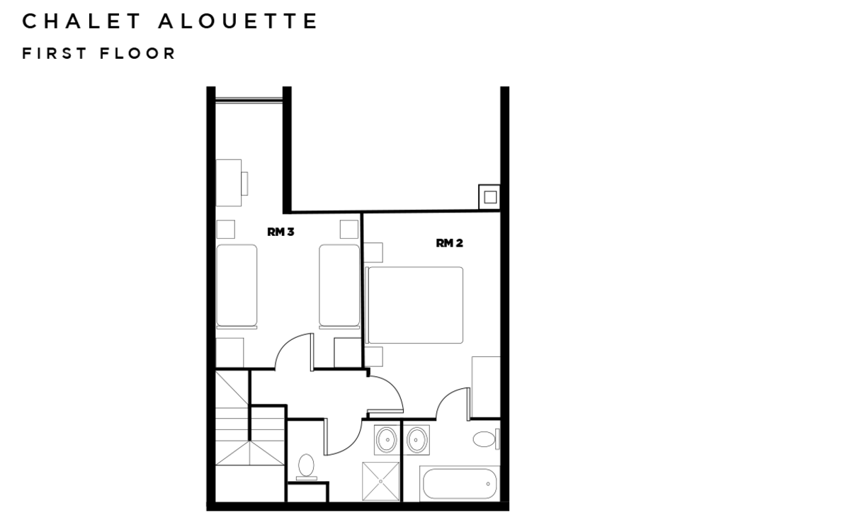 Chalet Alouette Les Arcs Floor Plan 2