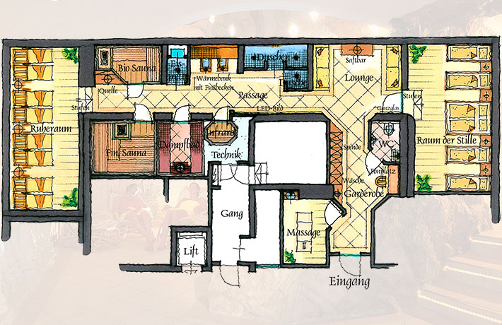 Hotel Garni Caroline Ischgl Floor Plan 1